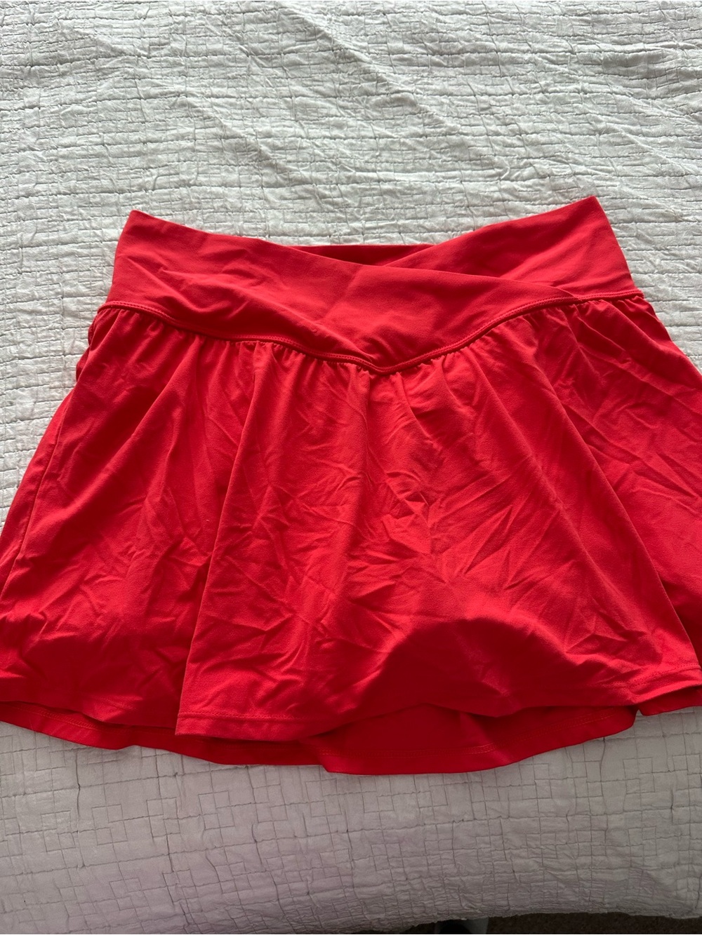 JoyLab Red Circle Skater Skirt